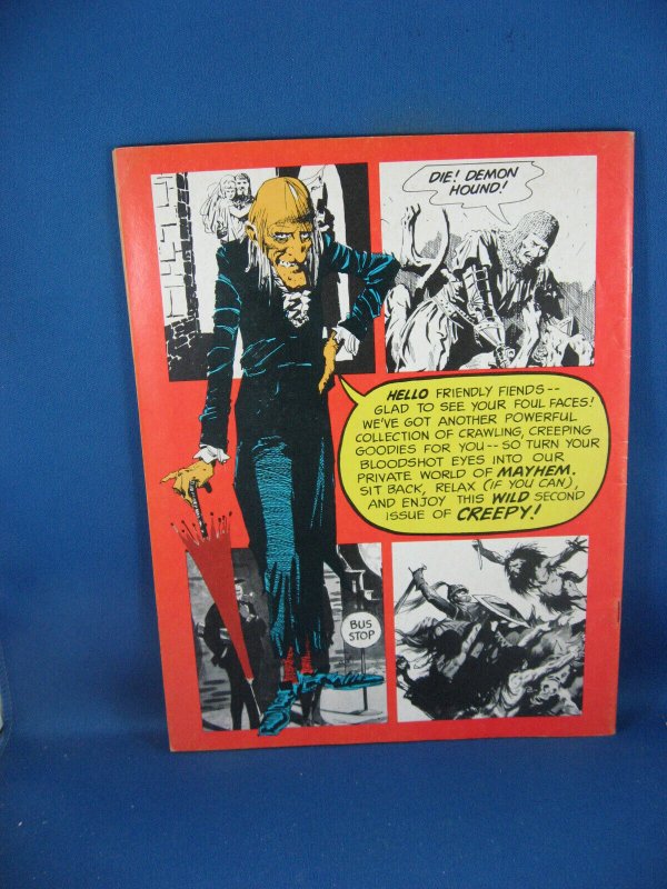 CREEPY 2 F VF FRAZETTA WARREN 1965