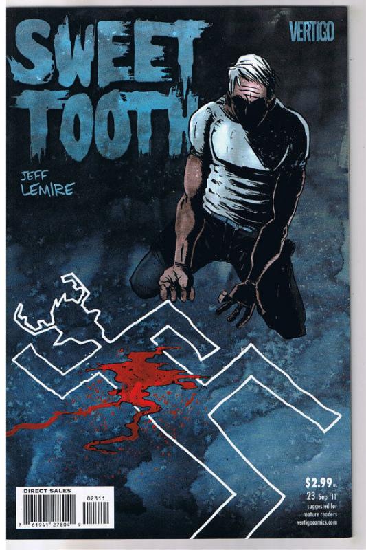 SWEET TOOTH #23, Jeff Lemire, Horror, Vertigo, 2009, NM, Endangered Species