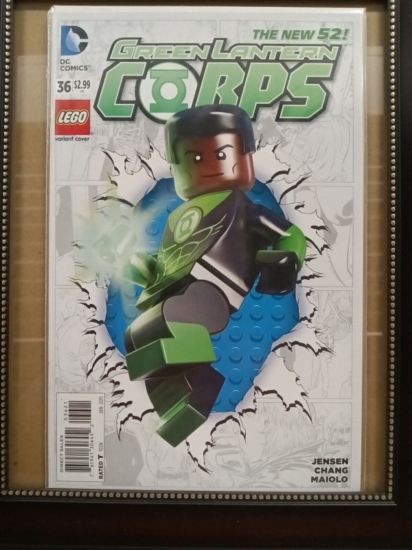 Green Lantern Corps (2011) #36B NM 9.4 Lego Variant.  Nw62