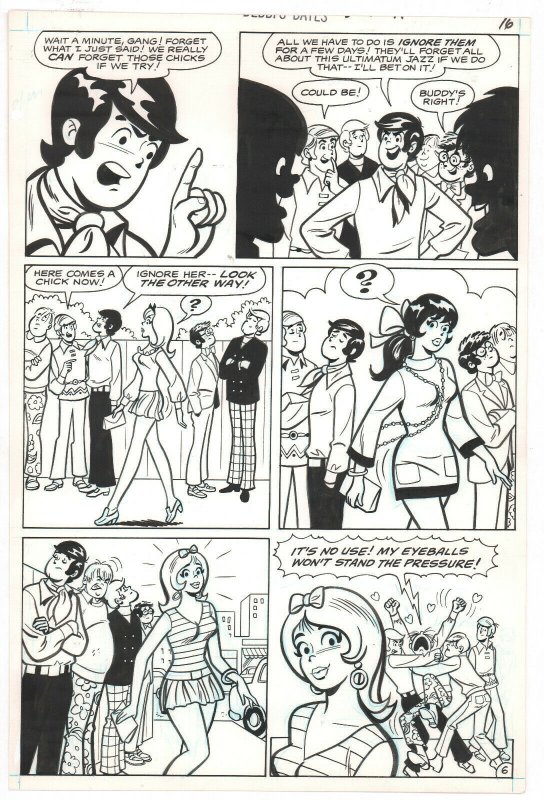 Debbi's Dates #11 Complete Eight Page Story - 1971 art by Bill Williams