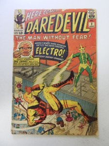 Daredevil #2 (1964) GD condition 1 1/2 cumulative spine split