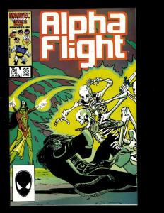 15 Alpha Flight Comics #25 26 27 28 29 30 31 32 33 34 35 36 37 89 Annual #1 JF4