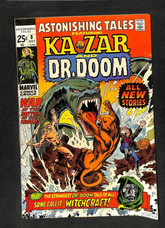 Astonishing Tales #8 Ka-Zar Doctor Doom!