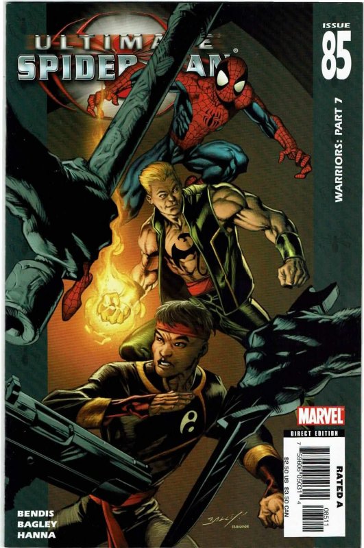 Ultimate Spider-Man #85 Brian Bendis Elektra Black Cat NM