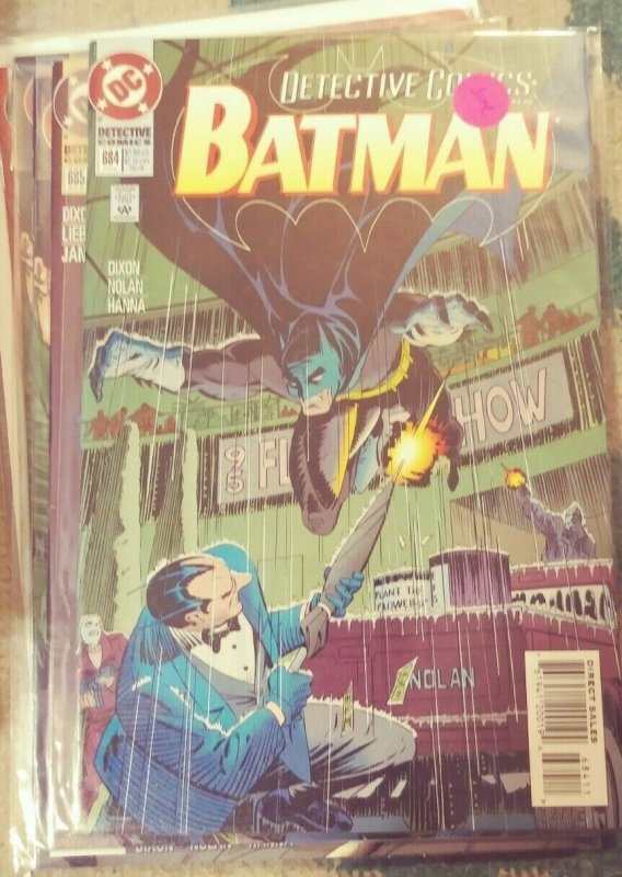 DETECTIVE COMICS  # 684  BATMAN  1995 DC  penguin dick grayson  robin azrael