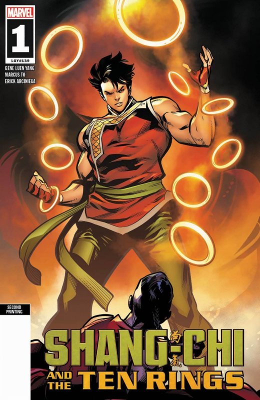 2022 Shang-Chi and the Ten Rings #1 g Marvel Comics NM 2nd Print Comic Book