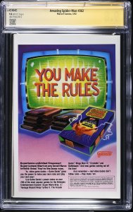 Amazing Spider-Man (1992) # 362 (CGC 9.8 SS) Signed Mark Bagley * Carnage