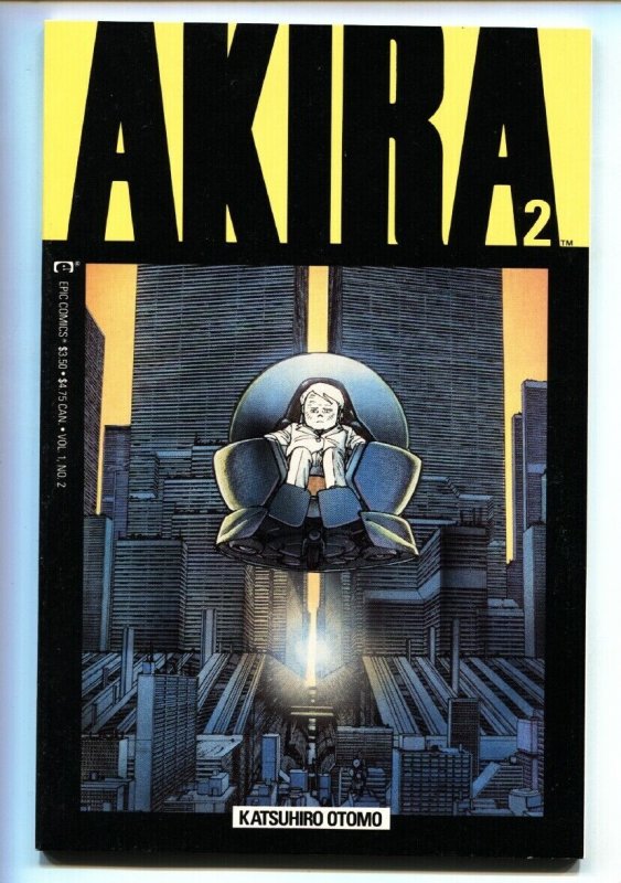 Akira #2 1988 comic Katsuhiro Otomo- Epic / Marvel Manga Japanese comic NM-  | Comic Books - Copper Age, Epic, Akira, Horror & Sci-Fi / HipComic