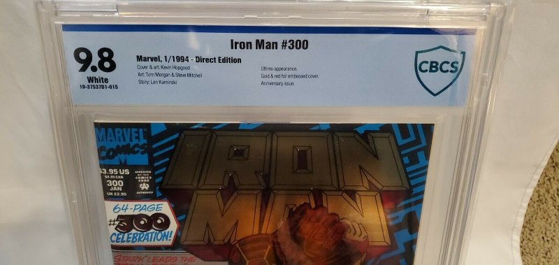Iron Man #300 - CBCS 9.8 - NM/MT - White Pages - Collectors Edition