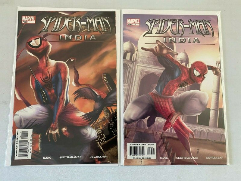 Spider-Man India #1+2 8.0 VF (2005)