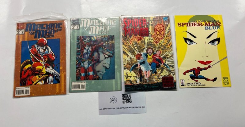 4 Marvel Comics Spider-Man Blue 2 Lost Years 1 Machine Man 2020 1 2 54 LP2