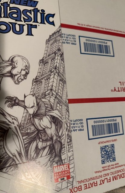 Fantastic Four #546 Wizard World Cover (2007)signed by Michael turner