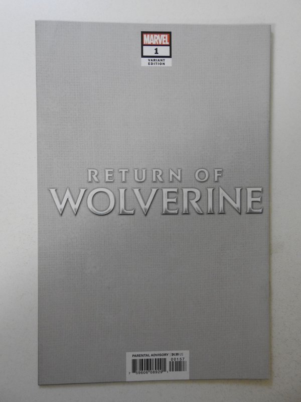 Return of Wolverine #1 Variant (2018) VF Condition!