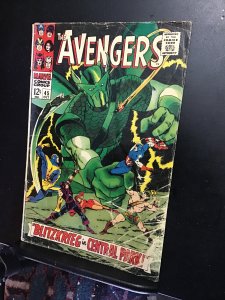 The Avengers #45 (1967)  First super-adaption! Affordable grade Hercules! GD/VG