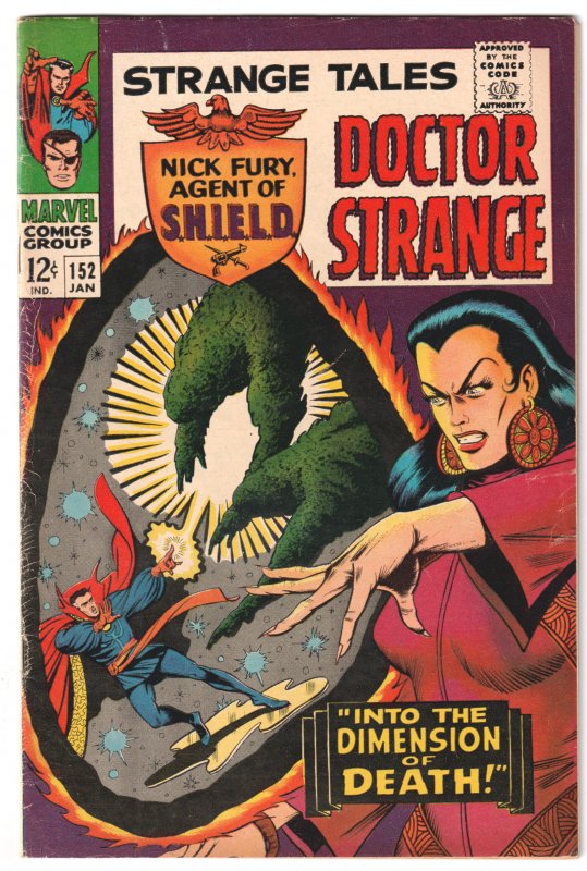 Strange Tales #152 (1967) Doctor Strange, Nick Fury by Jim Steranko