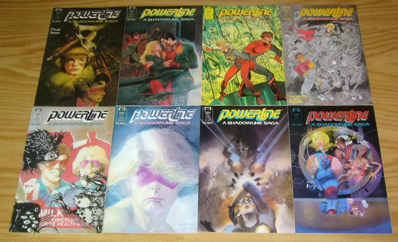 Powerline #1-8 VF/NM complete series - epic comics shadowline saga - gray morrow