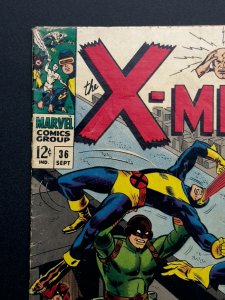 The X-Men #36 (1967) - [KEY] 1st Appearance of Mekano - GD+