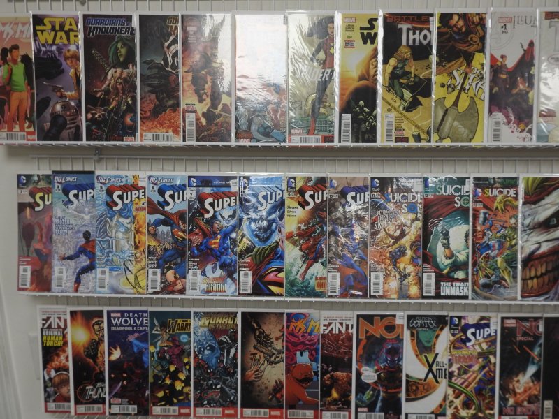 Huge Lot 150+ Comics W/ Superman, Hulk, Fantastic Four, +More AVG VF-