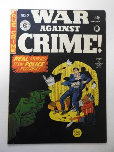 War Against Crime! #7 (1949) VG- Condition