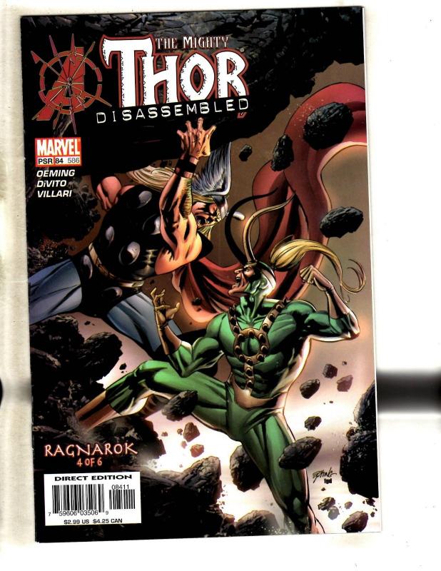 8 Mighty Thor Marvel Comic Books # 579 580 581 582 583 584 585 586 Loki MF20