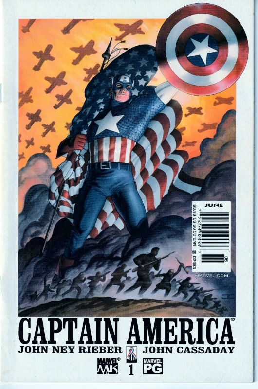 Captain America(Marvel Knights) # 1,2,3,4,5,6 Cap vs Genocidal Terrorists !