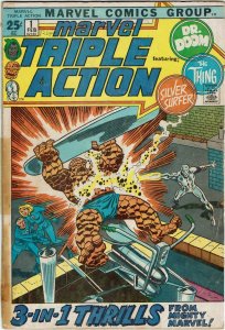 Marvel Triple Action #1 Stan Lee Jack Kirby Fantastic Four Silver Surfer PR