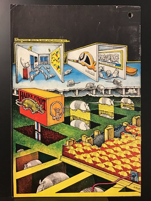 Armadillo Comics #2- 1st Print Orange Rip Off Press Logo Hole Punched 3.0 (1971)