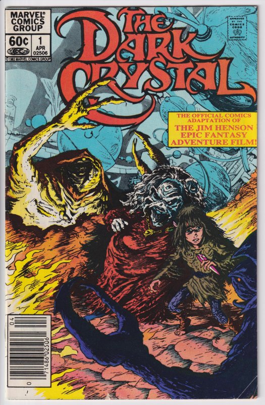 The Dark Crystal #1 (Apr 1983) NEWSSTAND Ed. FN- 5.5 white paper. Movie!