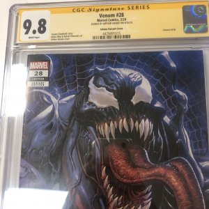 Venom (2024) # 28 (CGC SS 9.8)  Signed Arthur Adams * Adams VAriant Cover *