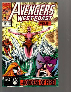 12 Marvel Comics Avengers West Coast #49 51 52 55 61 69 71 72 73 74 75 81 EK22