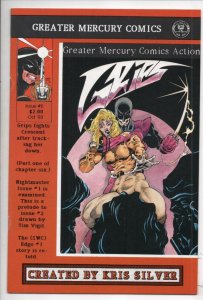 Greater Mercury Comics Action GRIPS #6, VF+, Tim Vigil, 1990