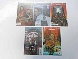 Star Wars Rogue One comic run #2 to #6 8.0 VF 5 different books (2017)