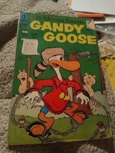 GANDY GOOSE #6 - CBS Television Presents - Pines Comics 1958 silver age cartoon