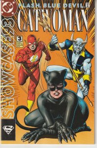 Showcase '93 #3 (1993)   Catwoman ! Flash ! Blue Devil ! Justice League !