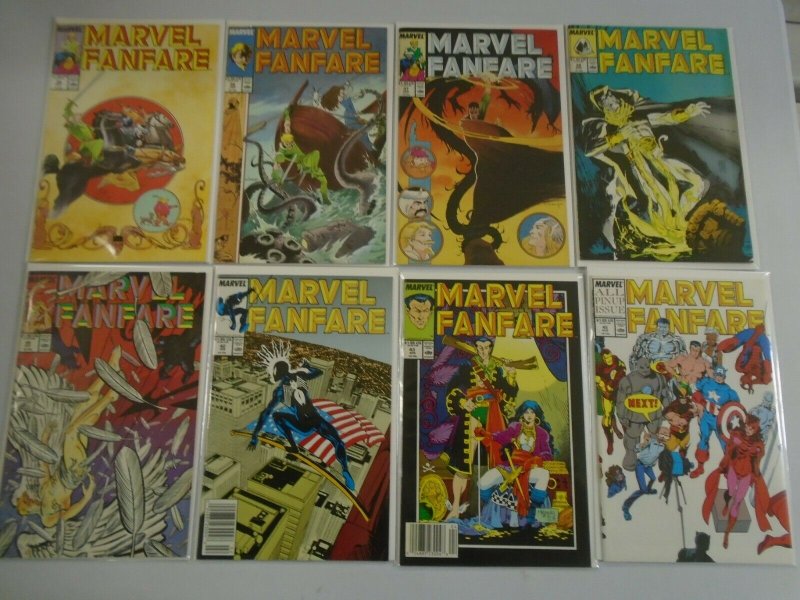 Marvel Fanfare lot 46 different from #1-59 8.0 VF (1982-91 1st Series)