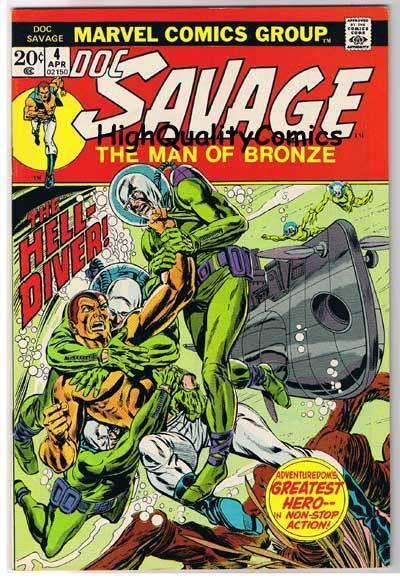 DOC SAVAGE #4, NM-, Man of Bronze, Ross Andru, 1972, more in store