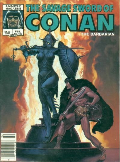 Savage Sword of Conan #109 (Newsstand) VG ; Marvel | low grade comic