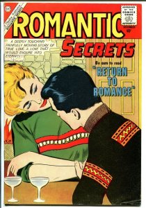 Romantic Secrets #30 1960-Charlton-spicy-dragon slain-fireplace seduction-VG/FN