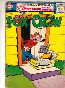 Fox and the Crow, The #36 (Oct-56) GD Affordable-Grade Fox and Crow