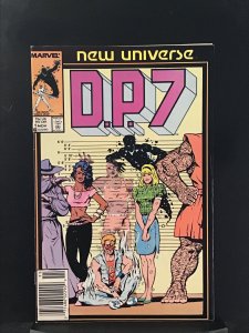 D.P.7 #1 (1986) 1st App KEY Issue Information below