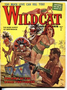 MAG: Wildcat Adventures May 1961- Basil Gogos GGA cover-Magazine