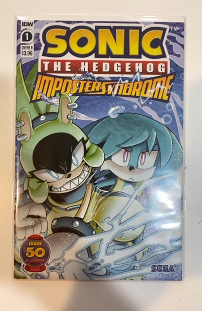 Sonic The Hedgehog Imposter Syndrome 1 Cover B 2021 Nm Comic Books Modern Age Idw 