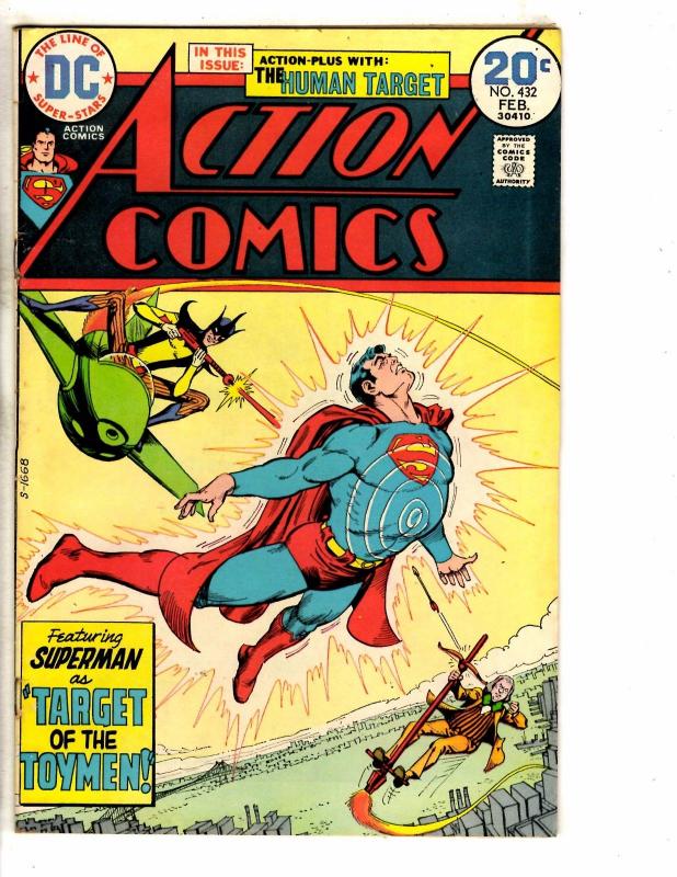 4 Action Comics Feat. Superman # 422 431 432 433 Green Lantern VG-FN Range J272