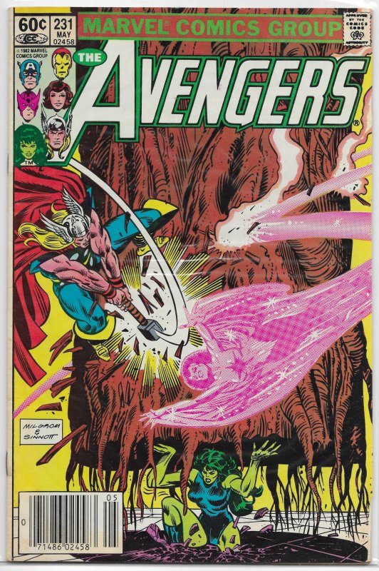 Avengers   vol. 1   #231 VG Stern/Milgrom, She-Hulk, Thor, Starfox
