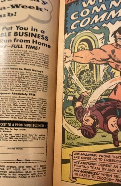 The Avengers #18 (1965)when commisar commands