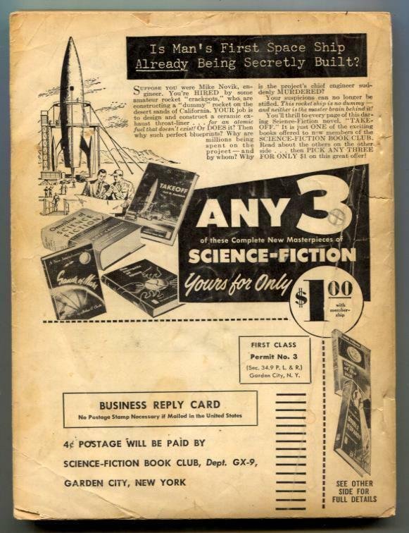 Galaxy Science Fiction September 1953- Touch of Your Hand G