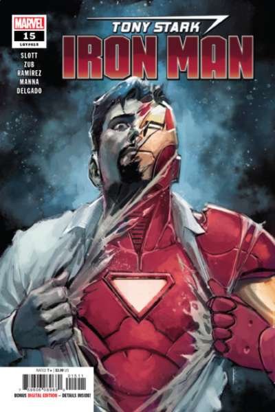 Tony Stark: Iron Man #15, NM (Stock photo)