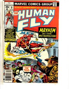 Lot Of 9 The Human Fly Marvel Comic Books # 7 8 10 11 13 15 16 18 19 CR35