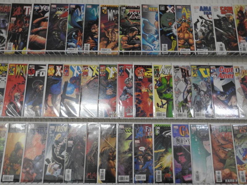 Huge Lot of 160+ Comics W/ Wolverine, Punisher, X-Men Avg VF/NM Condition