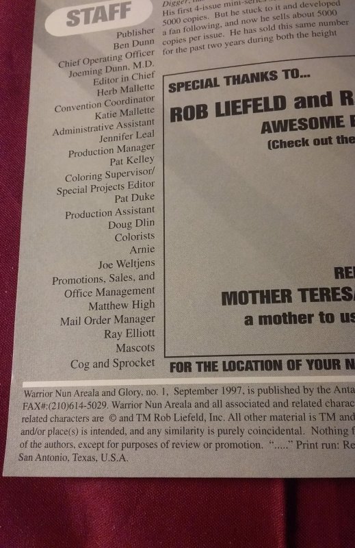 Warrior Nun Areala / Glory (1997)